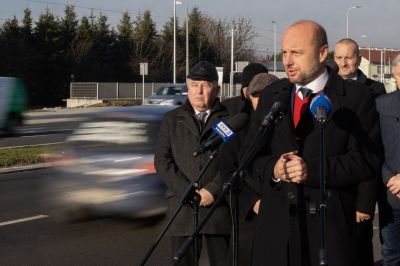 Uroczystość oddania do użytku przebudowanej ul. Warszawskiej, fot. Grzegorz Bukała / Urząd Miasta Rzeszowa
